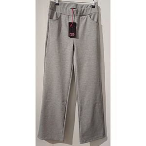 Pink Lady broek - BP222- grijs - elastische tailleband, wijd model - maat XXL