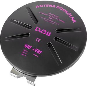 Omni-directionele buitenantenne voor aardse DVB-T-ontvangst