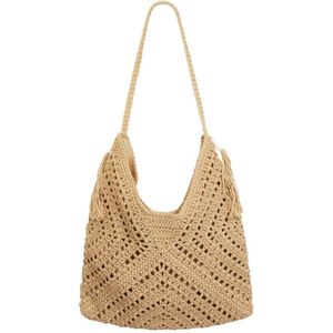 Schoudertas - Gehaakt - Beige