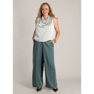 YEST - CURVE Hasina Bottoms - Dark Mint - Harembroeken