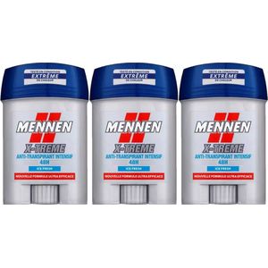 Mennen Xtreme Ice Fresh Deodorant Man - 3 x 50 ml - 48H Effectieve Bescherming