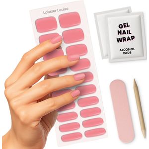 Gel Nail Wrap - Koraal - Peach - Gel Nail Wraps - Gel Nagel Stickers (incl. Instructievideo)