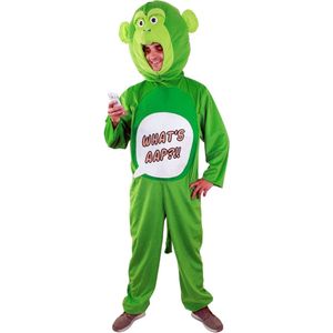 PartyXplosion - Vrijgezellenfeest Kostuum - Geinig Whats Aap Westerse Jungle - Man - Groen - Large / XL - Carnavalskleding - Verkleedkleding