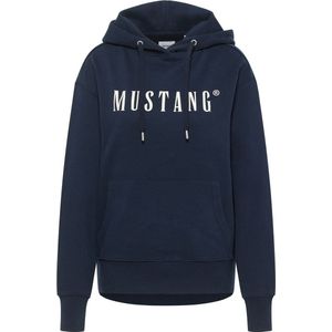 Mustang Dames Sweatshirt MARGO regular fit Blauw XL Volwassenen