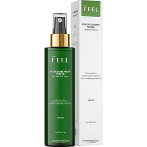 Rozemarijn haarwater met anti-haaruitval en voor betere haargroei - Pure vegan rozemarijnwater voor haar en huid - Sterkere haargroei en effectief tegen haaruitval - Haarserum - Tonic-effect met zuiverende en reinigende eigenschappen - 100 ml