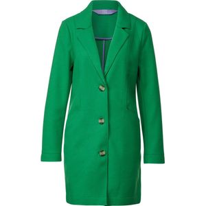 Street One Cosy Revers Dames Jas - arty green - Maat 44