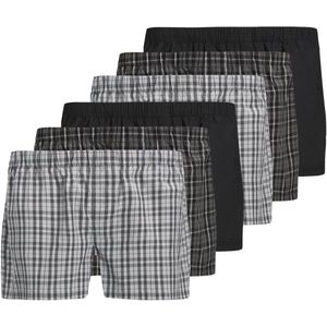 Jack&Jones Geweven boxershorts JACMILANO WOVEN BOXERS 6 PACK Set van 6
