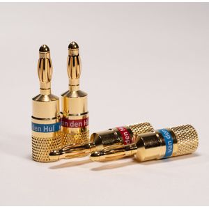 Van den Hul | DIY | banaanstekker | verguld | schroefmontage | 1 set 4 stuks