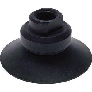 42mm Vlak siliconen Helder Vacuümzuignap G 1/8 inch Slag 2mm Aanzuigfilter Steunribben - SCL-F-42-2-SI-M-018-S