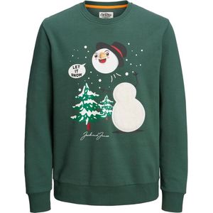 Jack & Jones Ortoon App Sweat Xas Trekking Green | Groen | Maat: M
