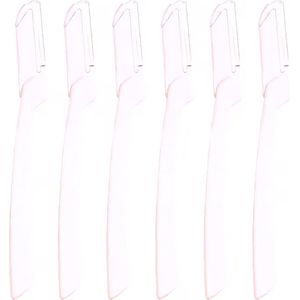 INTER-ESQUE Wenkbrauw Mesje - Dermaplaning - 6 Stuks - Roze