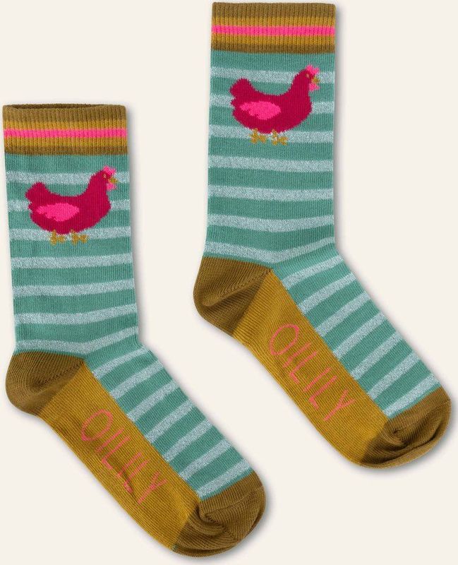 Oilily - Maio calf socks - Groen - 26-28