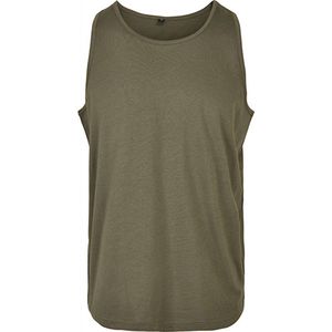 Build your Brand - Basic Tank - Olive - T-shirt