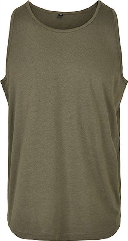 Build Your Brand - T-shirt - Olijfgroen - Heren