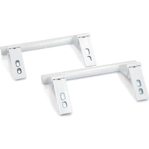 Handgreep set koelkast - vriezer deur wit 153mm (2 stuks) - deurgreep geschikt voor Liebherr 909603600