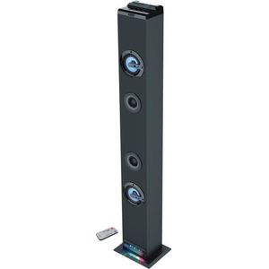 Bluetooth geluidstoren - INOVALLEY - HP58BTH - 60W - Bluetooth V4.1 - Verlichting - FM - AUX-IN - Afneembare standaard - Inclusief afstandsbediening