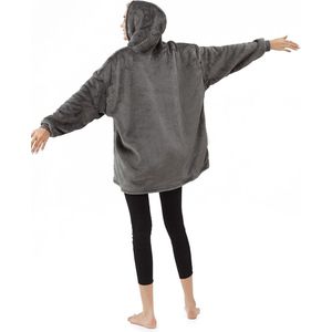 Oversized deken-hoodie voor dames en heren - superzacht en comfortabel