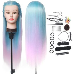 Oefenhoofd voor Hairstyling en Kapsels - Professioneel Synthetisch Kappershoofd