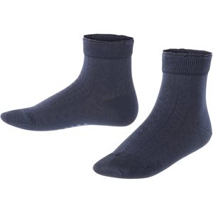 FALKE Romantic Net fijn elegant katoen sokken kinderen blauw - maat 19-22