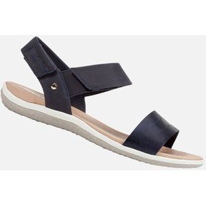 GEOX - VEGA - Sandalen - Donker Denim - Nubuck en Leer