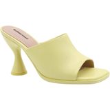 Lola Cruz - Beige Muiltjes Sandalen - Geel - Leer