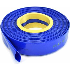 Alfaflat M - platoprolbare - waterslang - diam. 1"" - 25 mm - kleur blauw - werkdruk 7 -0 bar - rol = 50 mtr.  -afname per volle rol)