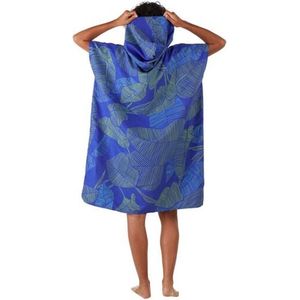 Pack Towl - Poncho - Botanical - Sneldrogend - Vaste Capuchon
