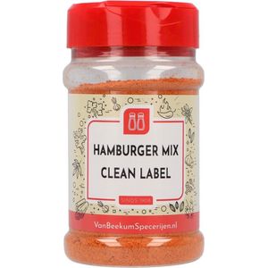 Van Beekum Specerijen - Hamburger Mix Clean Label - Strooibus 160 gram