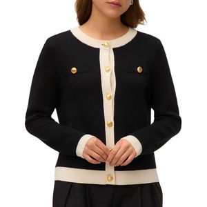 Vmoli - Gebreid Vest - O-hals - Lange Mouwen - Knoopsluiting - Regular Fit