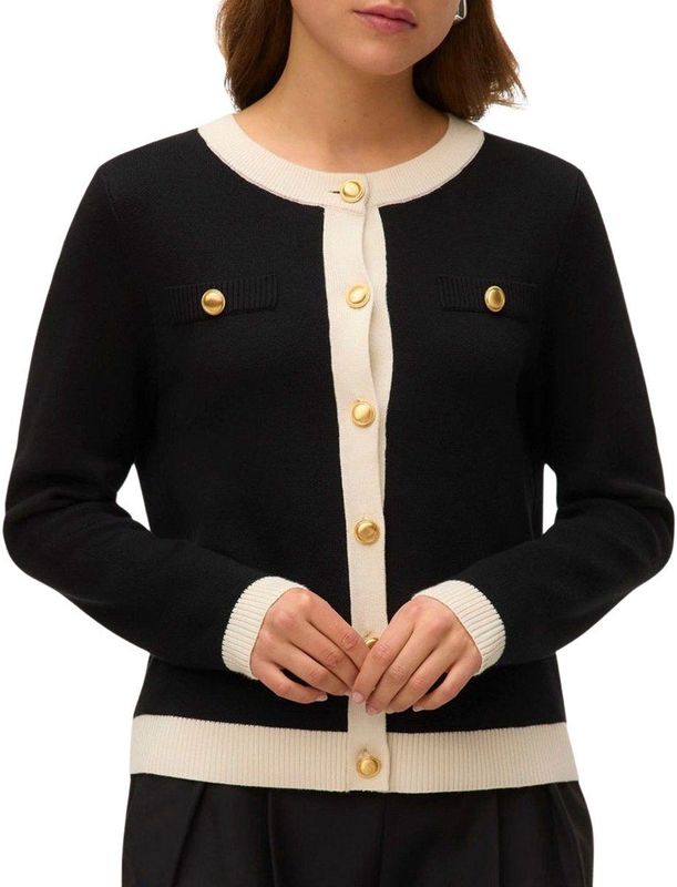 Vmoli - Gebreid Vest - O-hals - Lange Mouwen - Knoopsluiting - Regular Fit