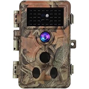 Equivera Wildcamera voor Buiten - Wildcamera met Nachtzicht - WiFi - Hoge Resolutie - Waterdicht - Wild Camera - Premium