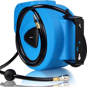 Monzana Automatische Persluchtslanghaspel - 20m - 1/4"" Aansluiting