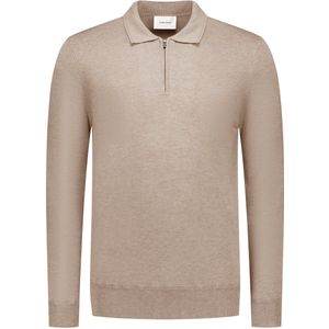 Pure Path gebreide trui taupe