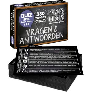 Trivia Vragen & Antwoorden - Classic Edition #15 | Pocketformaat Quiz Spel voor 2-6 spelers vanaf 12 jaar | Nieuwe Nederlandse vragen 2022