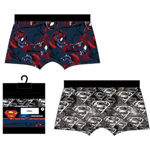 2-Pack Superman heren hipsters, maat S