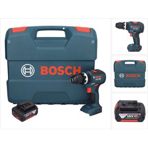 Bosch GSB 18V-55 Professionele accu klopboormachine 18 V 55 Nm borstelloos + 1x oplaadbare accu 5.0 Ah + koffer - zonder oplader
