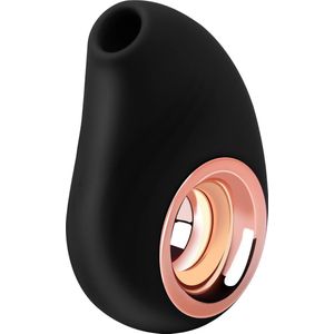 Cupitoys® Luchtdruk vibrator vis - 10,2cm - Zwart - 12 standen - Vibrators voor vrouwen en mannen - Sex toys voor vrouwen en mannen