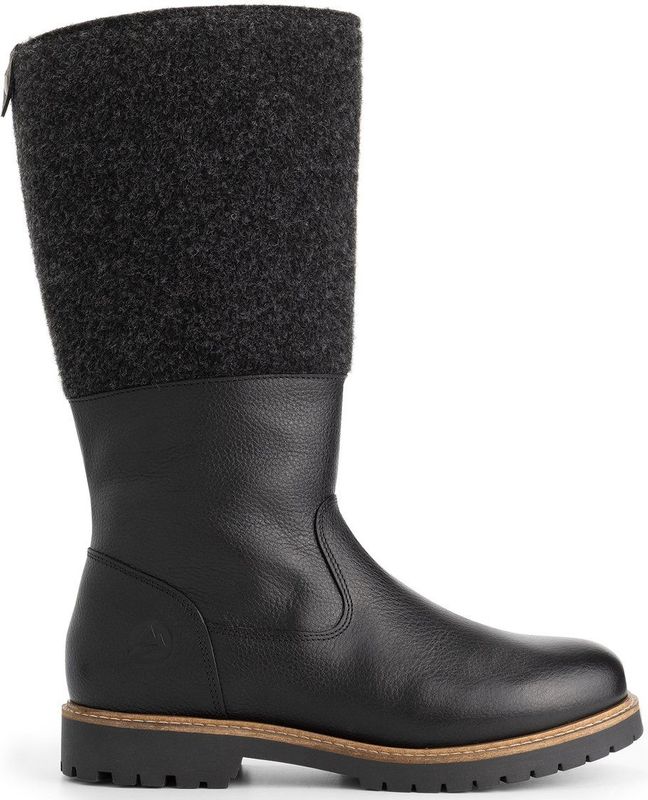 Travelin' - Skive - Hoge Laarzen - Zwart