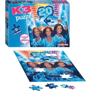 K3 : puzzel met glitter