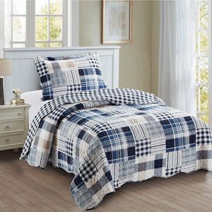 Lavandoux - Bedsprei - Quilt - Blue Loft - 160x220 - 1-persoons - Blauw