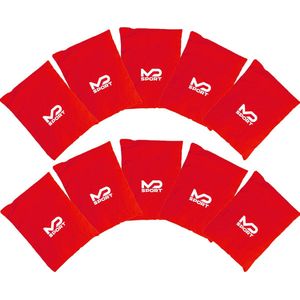 MDsport - Pittenzakjes XL - Set van 10 - Rood