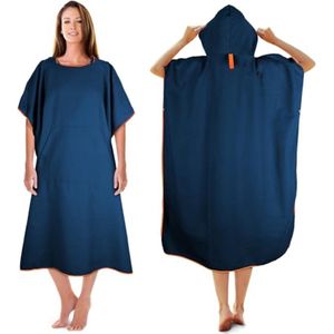 Badponcho voor Dames en Heren - Microvezel Handdoek, Ideaal voor Strand en Aankleedhulp