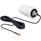 Delock - WLAN-antenne - Wit - RP-SMA - 802.11 AC/A/H/B/G/N - 0 dBi - 3 m
