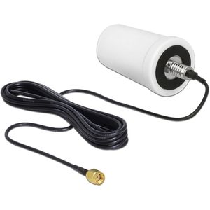 Delock - WLAN-antenne - Wit - RP-SMA - 802.11 AC/A/H/B/G/N - 0 dBi - 3 m