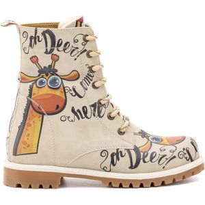 GOBY - Ooo My deer - Boots - Laars - Laarzen - Damesboots - Dames laarzen - Longboots - Handmade - Maat 38