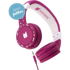 Verstelbare en opvouwbare kinderhoofdtelefoon met volumebegrenzing - over-ear hoofdtelefoon met kabel en gevoerde hoofdbanden