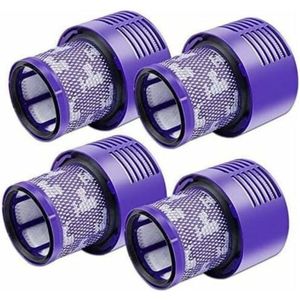 Vervangende filters - geschikt voor Dyson V10 SV12 snoerloze Cyclone Animal Absolute - Wasbaar - Verpakking van 4