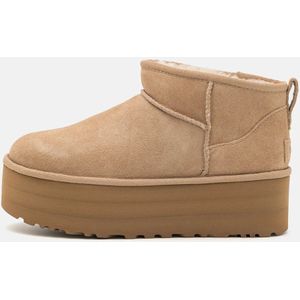 UGG - Classic Ultra Mini Platform Boot - Sand - Suède - 17mm UGGplush™