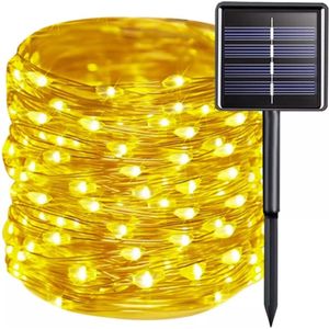 Gardlov Solar Lichtslinger 15m IP44 - Waterdichte Buitenverlichting - 8 Verlichtingsmodi