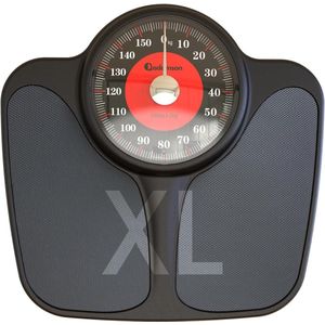 Analoge weegschaal voor lichaamsgewicht tot 160 kg - Antislip, groot formaat en zeer nauwkeurig